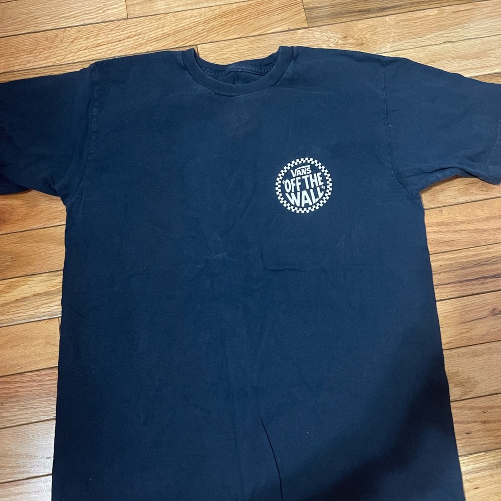 Vans Men's Navy Tee with Logo